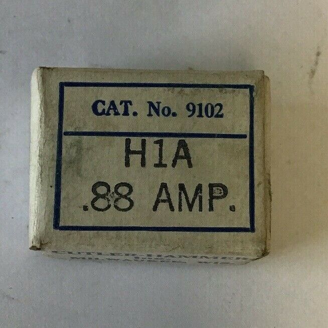 CUTHLER HAMMER 9102 H1A .88AMP HEATER****LOTOF3****