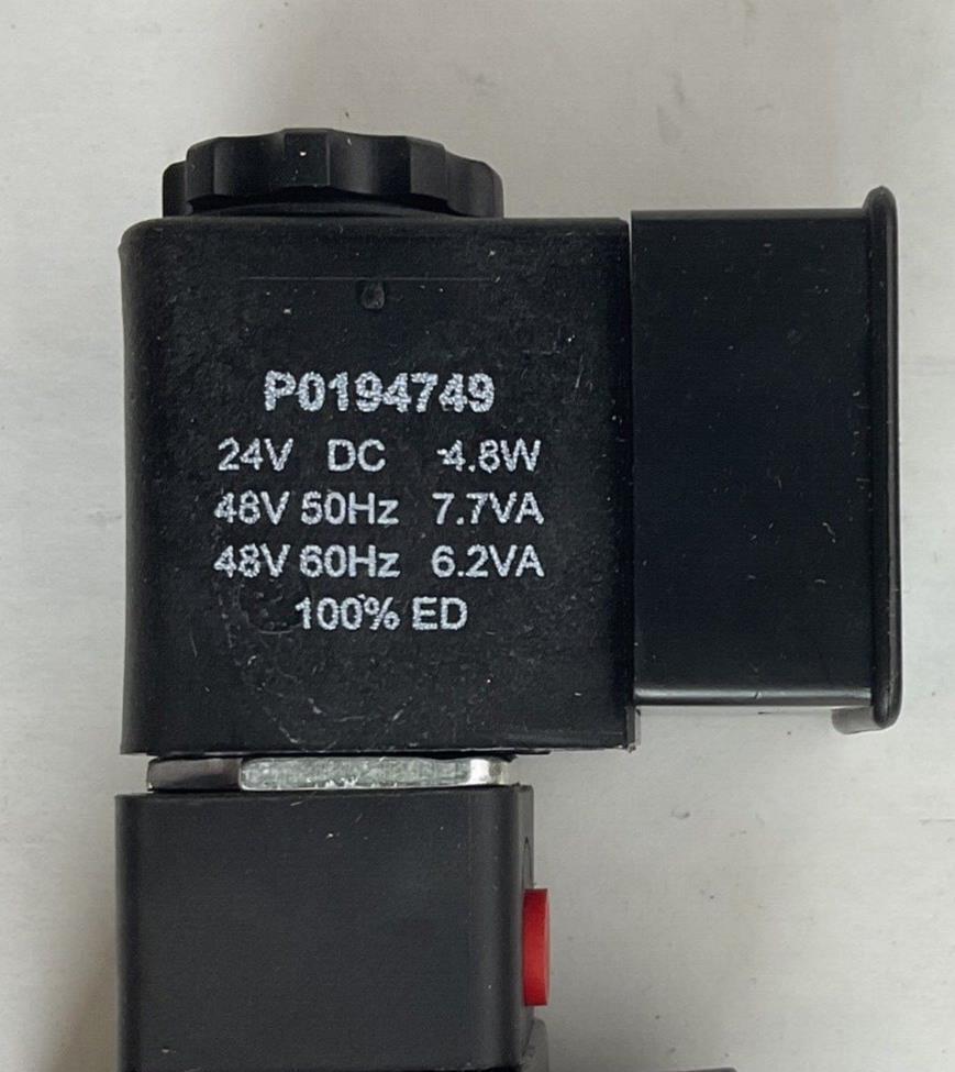 PARKER B551ACB49C SOLENOID VALVE 145PSI 24VDC 4.8W