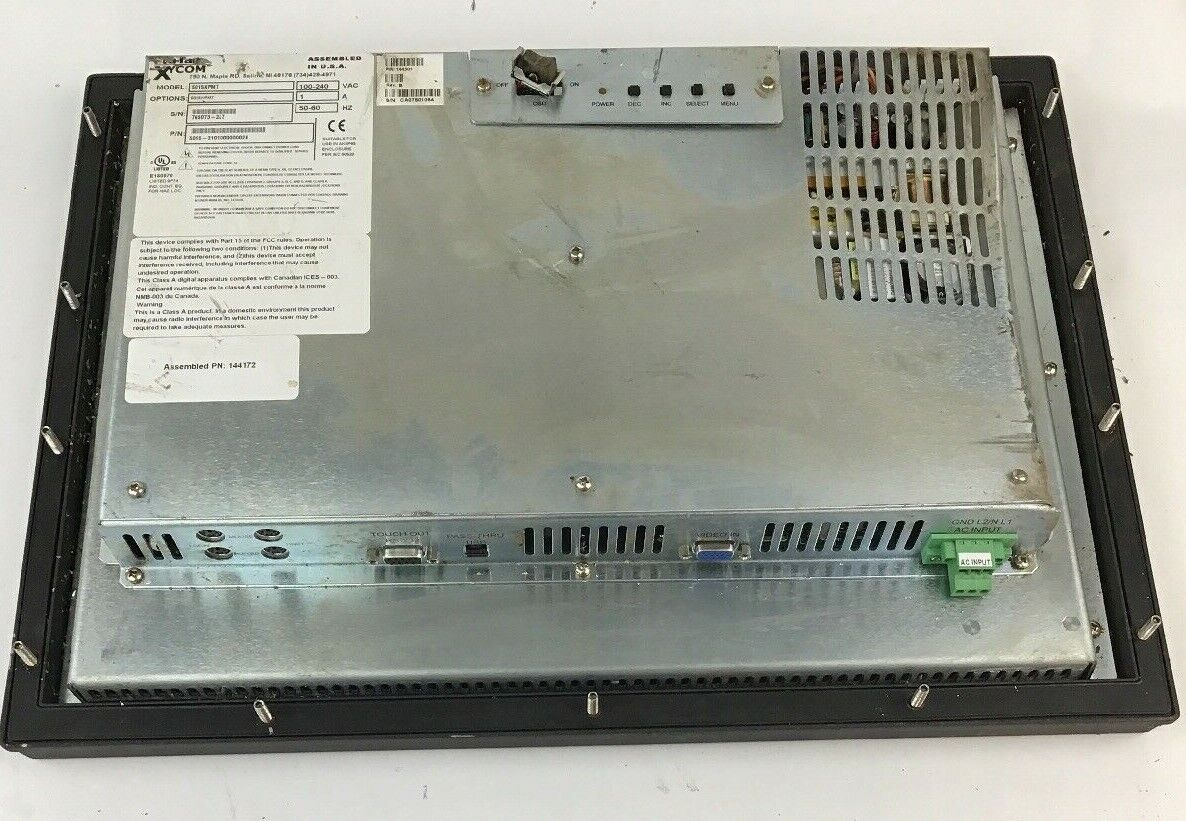 XYCOM 5015KPMT PROFACE OPERATOR PANEL 100-240VAC 1A 50-60HZ (SEE DESCRIPTION)