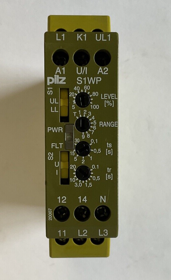 PILZ S1WP 9A 24VDC UM 0-550VAC/DC TRUE POWER MONITOR SAFETY RELAY