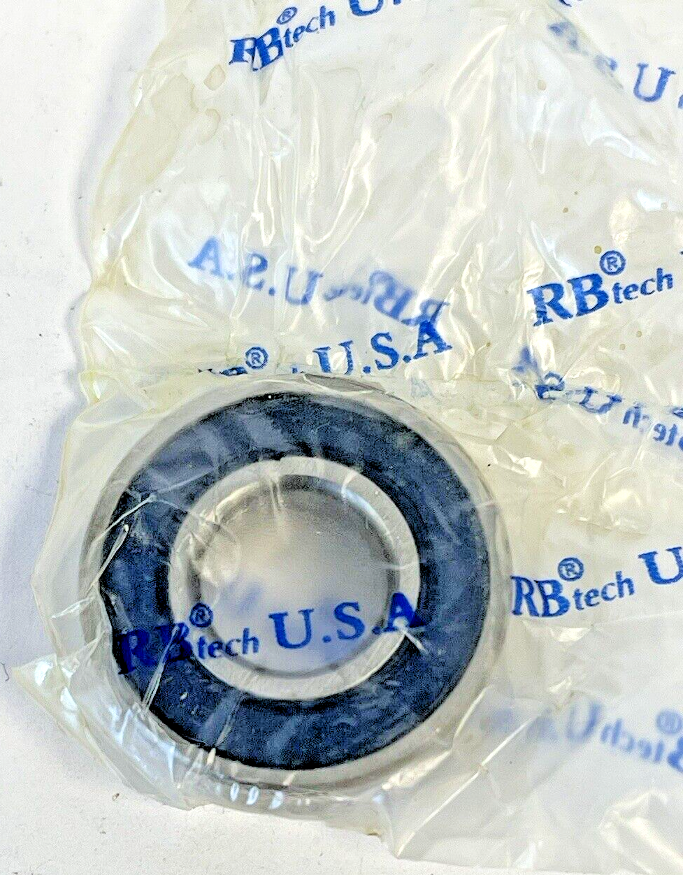 RB TECH *LOT OF 4* - 6001-2RS - RBI DOUBLE SEALED - BALL BEARING - 12X28X8 mm