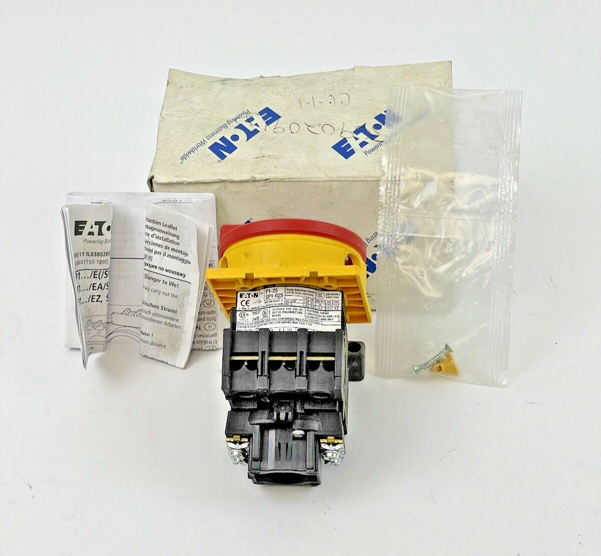 EATON MOELLER P1-25/EA/SVB MAIN/ DISICONNECT SWITCH