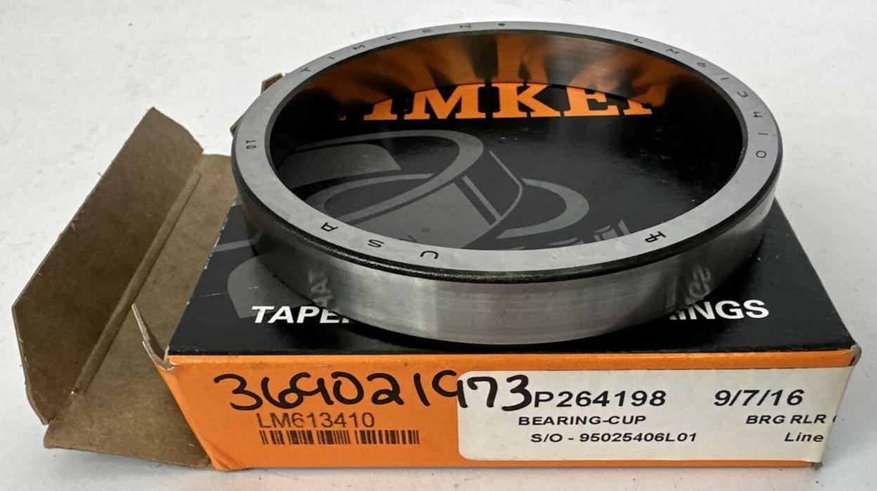 TIMKEN LM613410 TAPERED ROLLER BEARING CUP