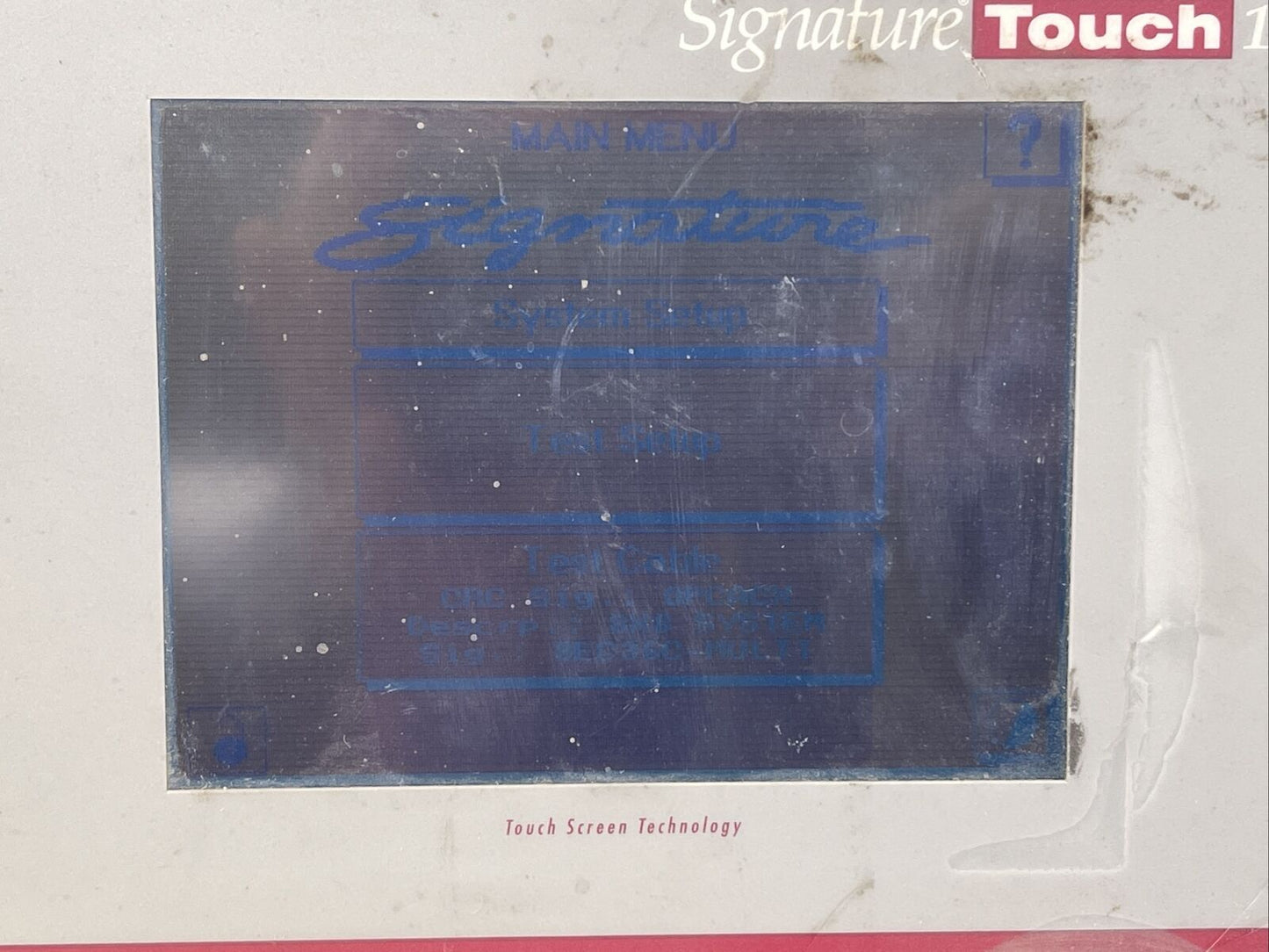 CIRRIS ANALYZER T1 1500V SIGNATURE TOUCH 1 TOUCH SCREEN TECHNOLOGY AHED-64