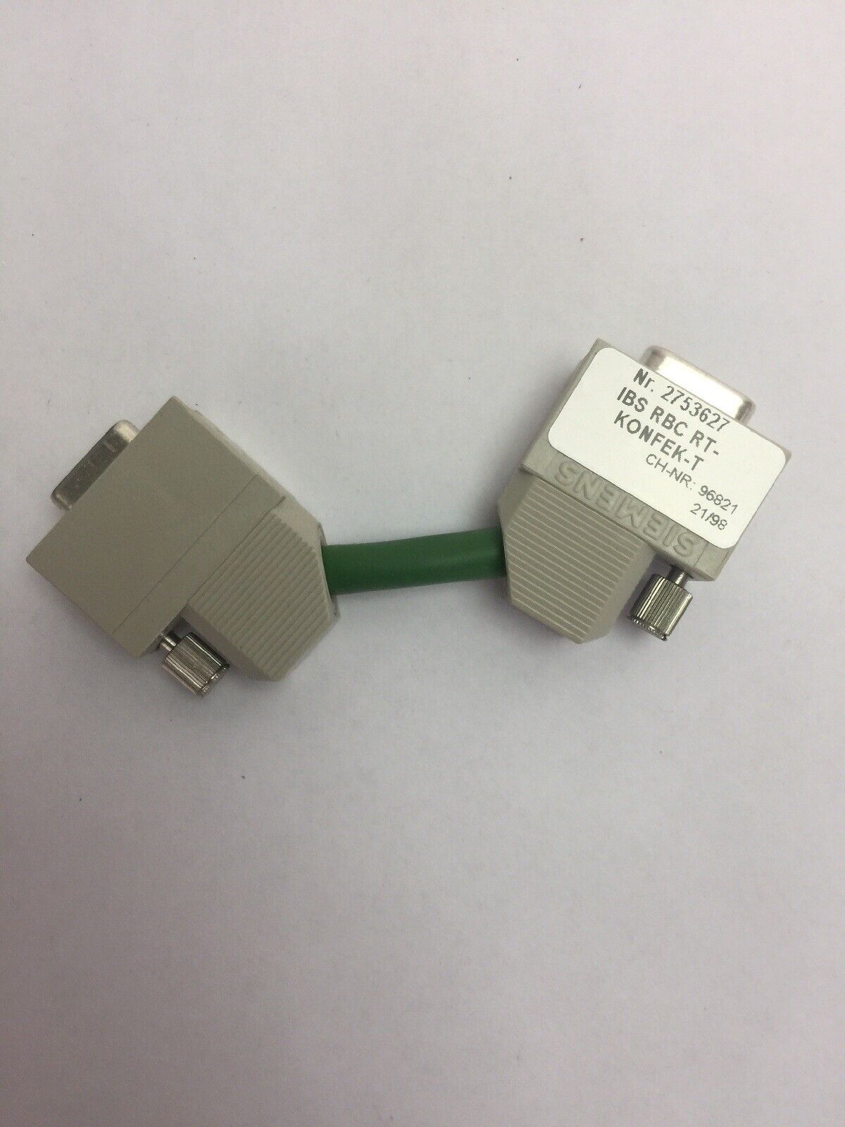 PHOENIX CONTACT IBS RBC RT-KONFEK-T CABLE CONNECTOR MALE AND FEMALE