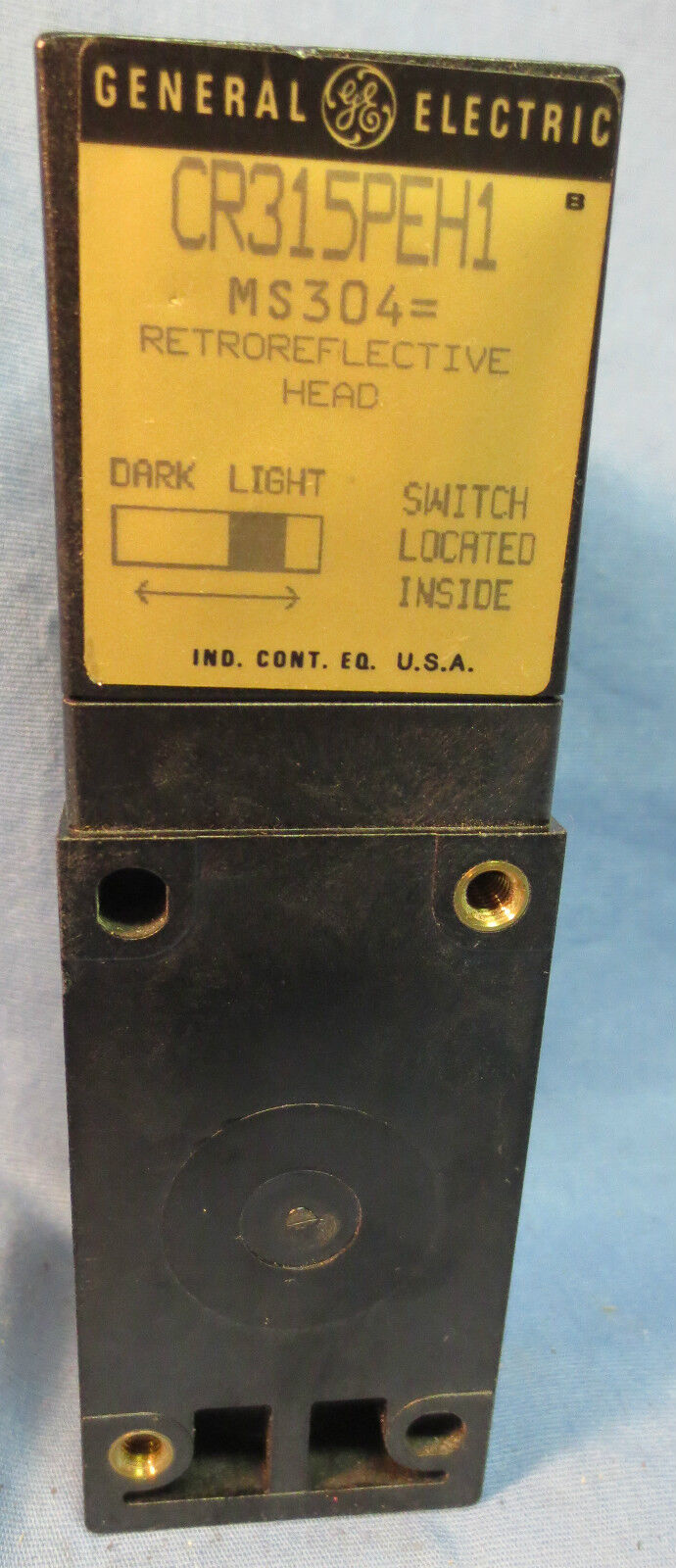 GENERAL ELECTRIC CR315PEH1 RETROREFLECTIVE HEAD LIMIT SWITCH