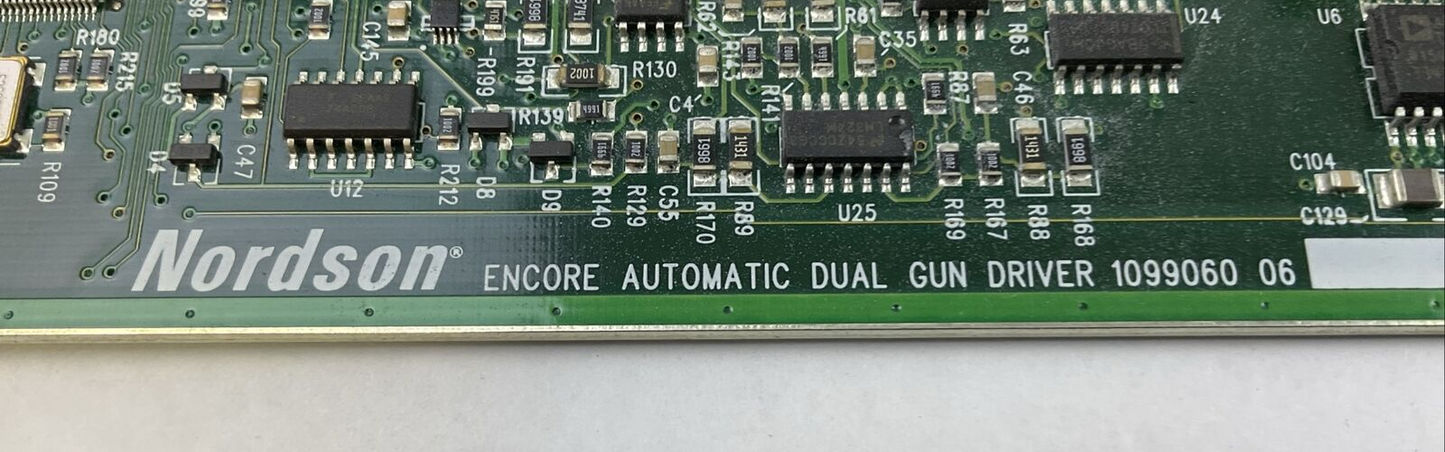 NORDSON 1099048 06 CIRCUIT BOARD 1099060 06 ENCORE AUTOMATIC DUAL GUN DRIVER