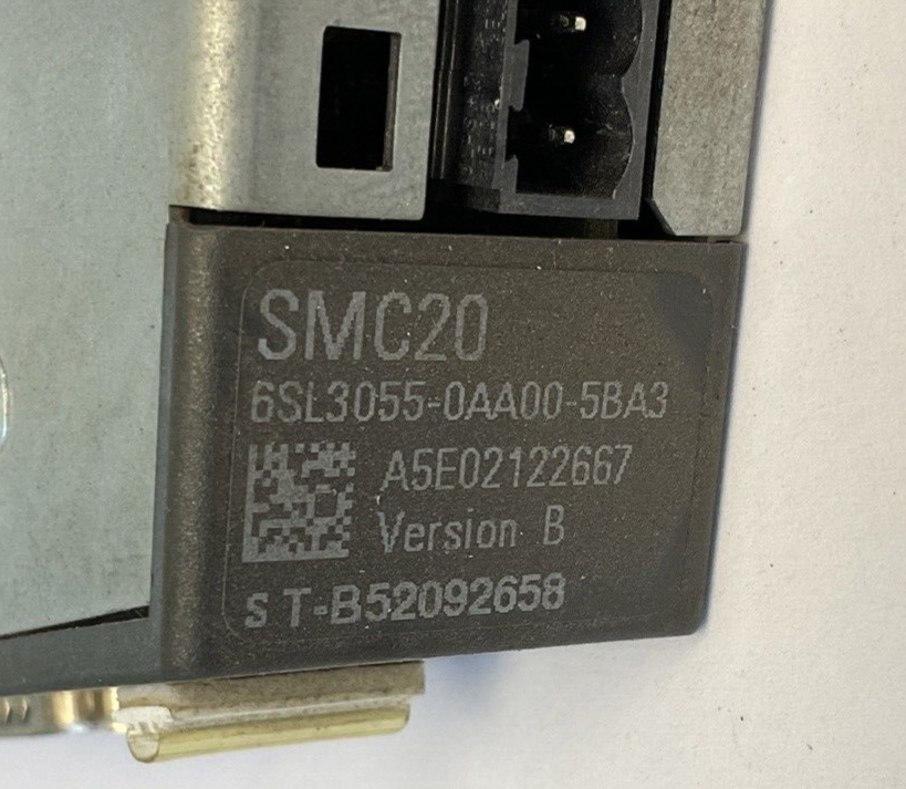 SIEMENS 6SL3055-0AA00-5BA3 SENSOR MODULE SMC20 24VDC 0.6A VER.B