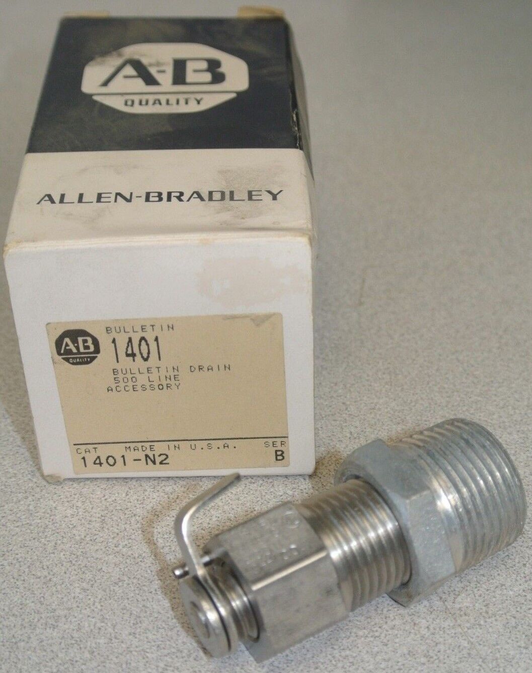 ALLEN-BRADLEY 1401-N2 / BULLETIN 500-LINE DRAIN / NEW SURPLUS