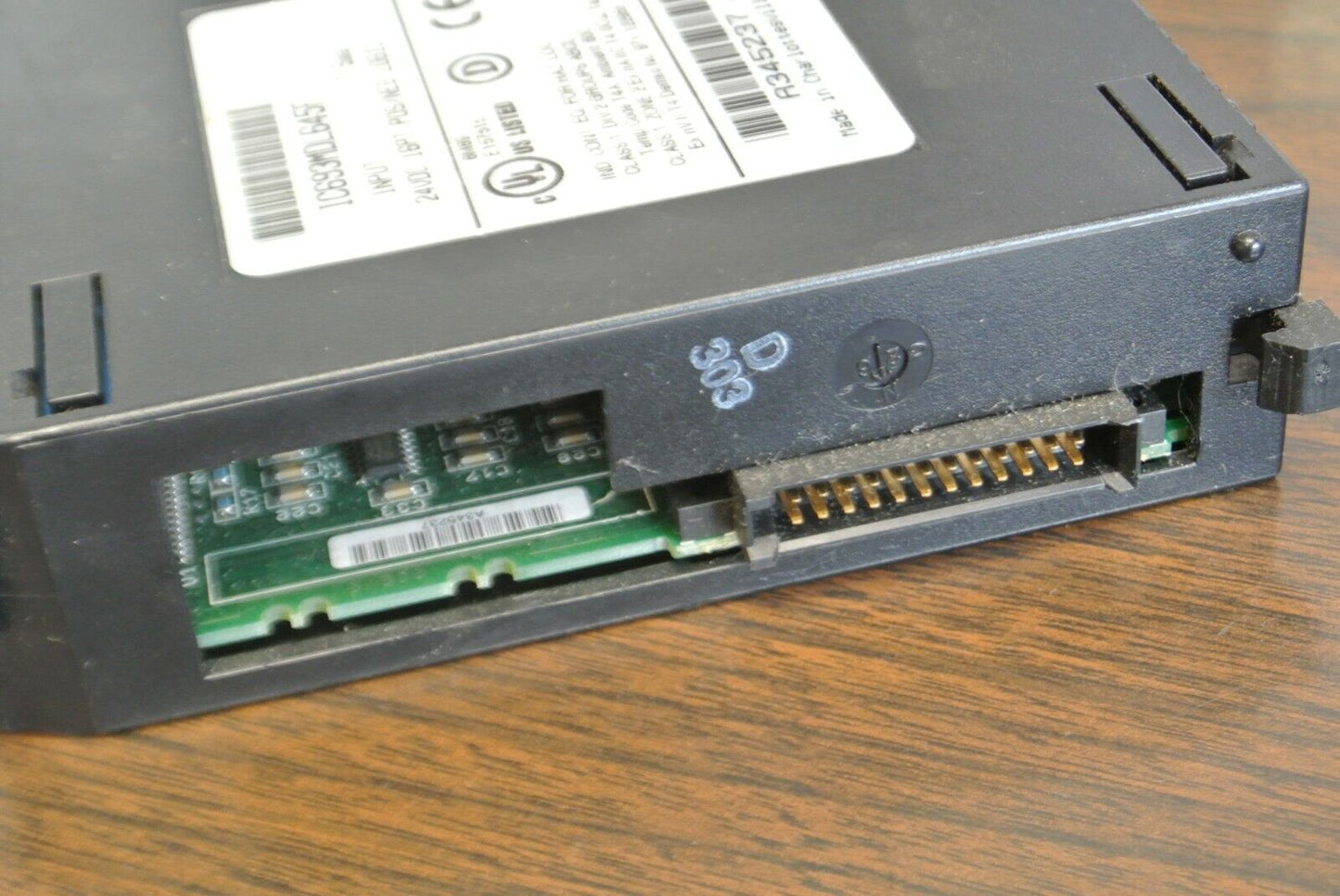 GE FANUC IC693MDL645F INPUT MODULE 24VDC 16PT POS/NEG LOGIC 7.5mA/Pt. - NO COVER