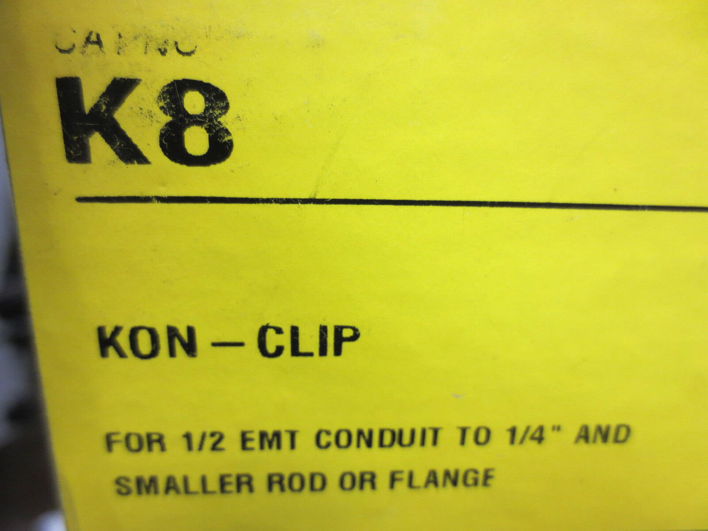 ERICO / CADDY K8 KON-CLIP - LOT of approx. 54 - NEW SURPL - for 1/2" EMT CONDUIT