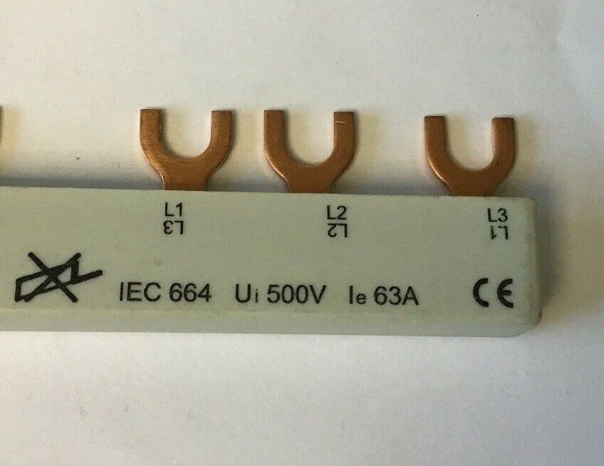 ALLEN BRADLEY 1492-ASPCL3A12 SER.C COMMONING LINKS 63A 500V