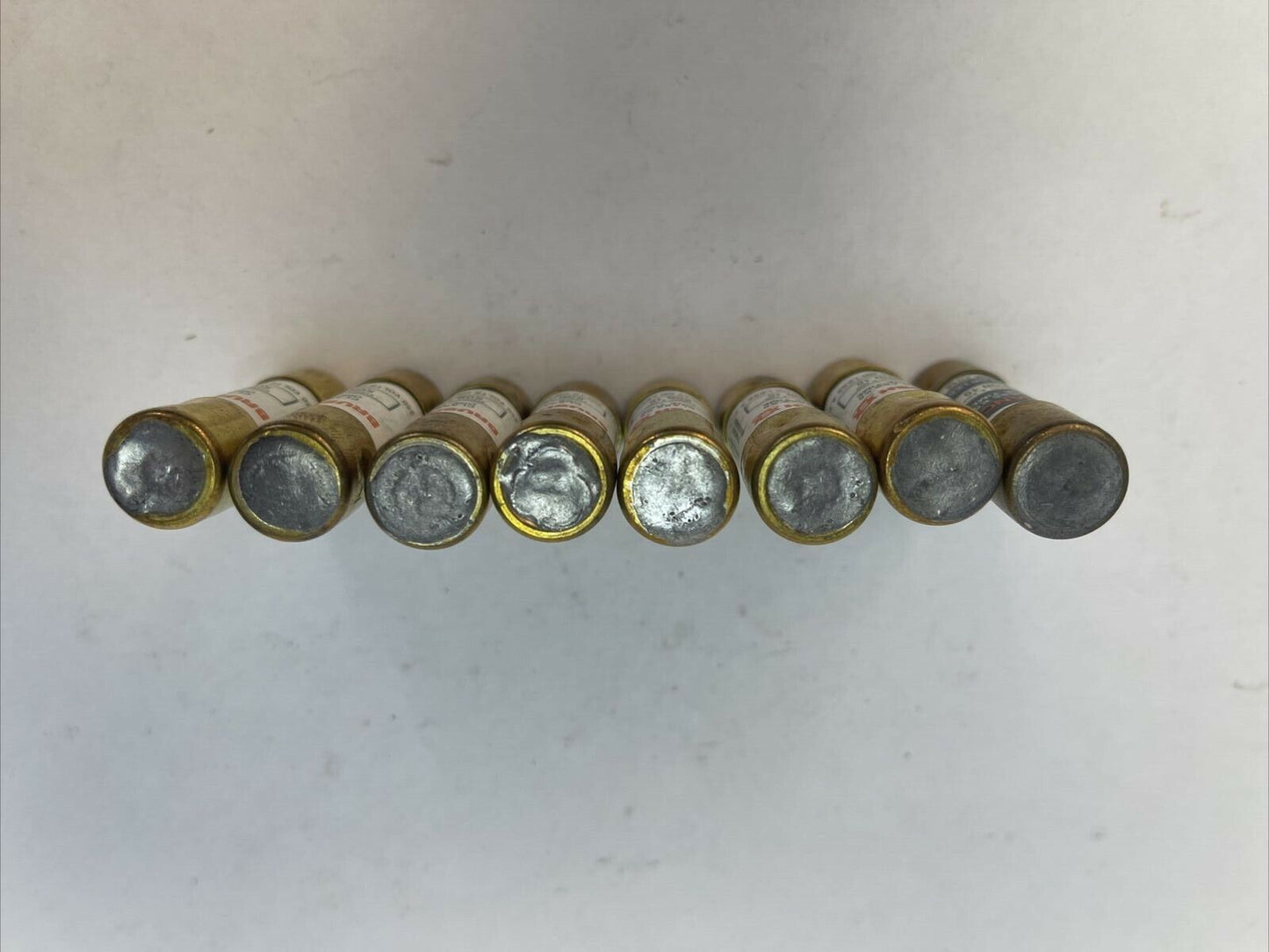 RELIANCE/BRUSH KON10 ONE TIME CLASS K5 FUSE 10AMP 250VAC (LOT OF 8)