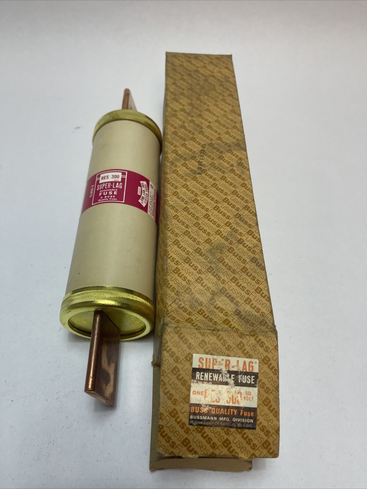 BUSSMAN RES300 SUPER-LAG RENEWABLE FUSE 300AMP 600VAC