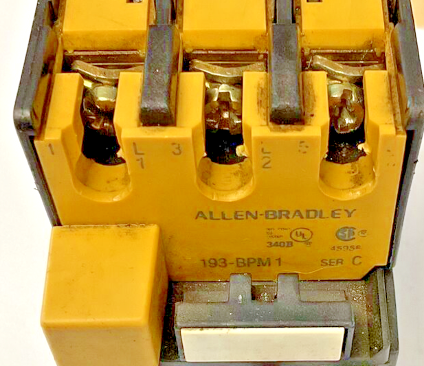 ALLEN BRADLEY 193BSC 15 OVERLOAD RELAY SER.B 10-16A /193-BPM1 SER.C
