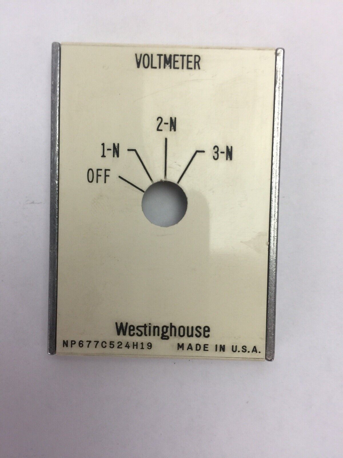 WESTINGHOUSE 505A702G05 TYPE W2 SWITCH 600V 20A ROTARY SWITCH
