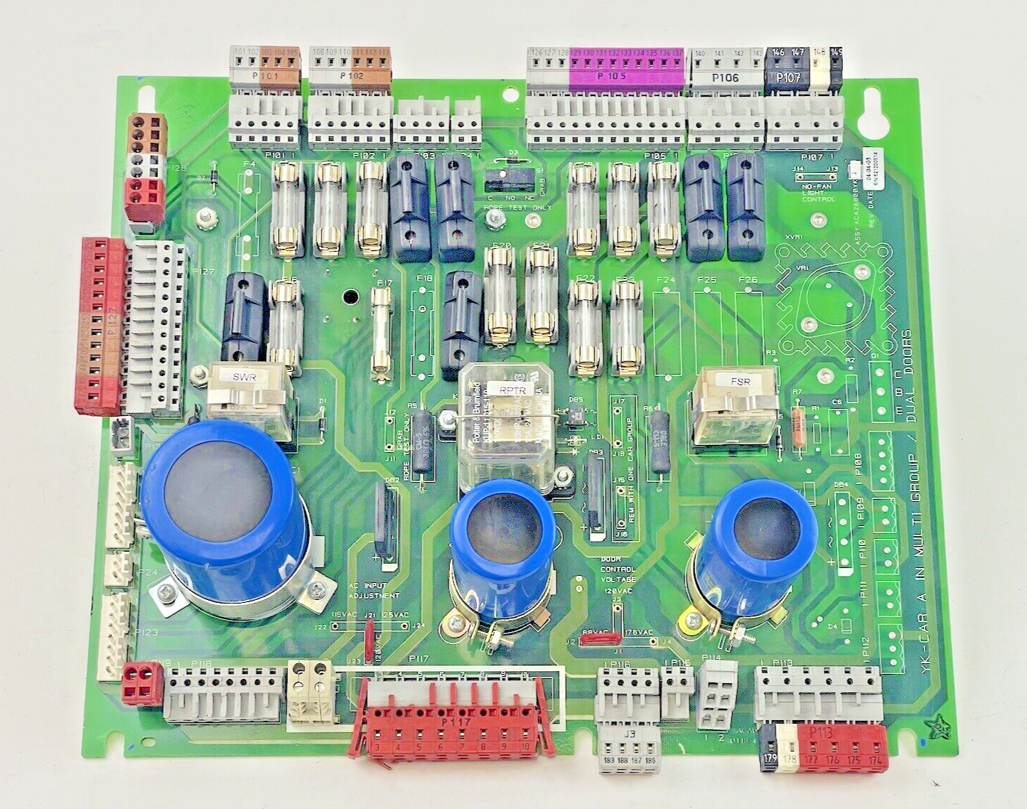 OTIS - ACA26800YK2 - ELEVATOR CONTROL BOARD "YK-CAR A in MULTI GROUP/DUAL DOORS"