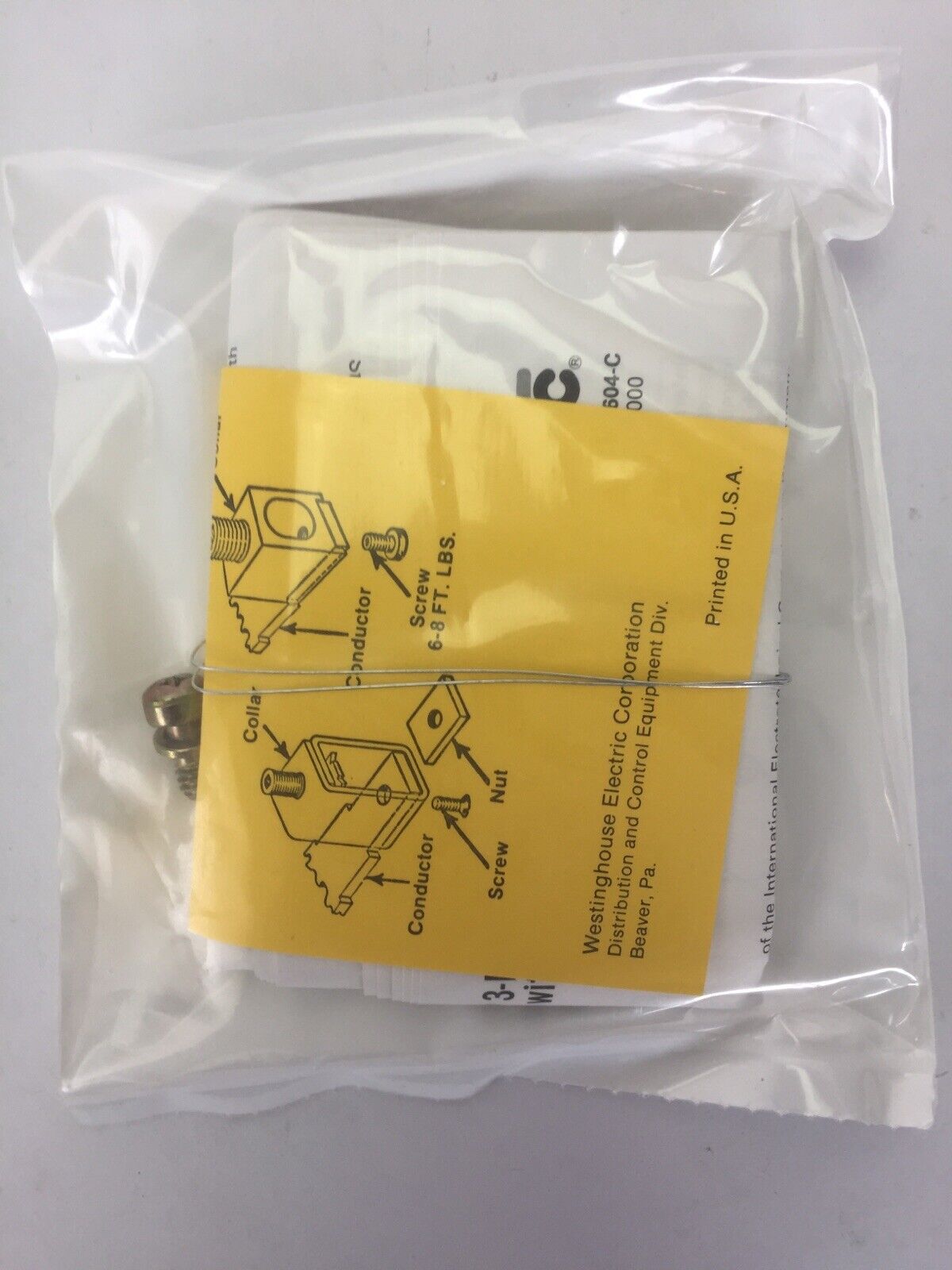 WESTINGHOUSE KS3250TG ELECTRONIC GROUND FAULT TRIP A1X3PK AUX SWITCH 6642C15G01