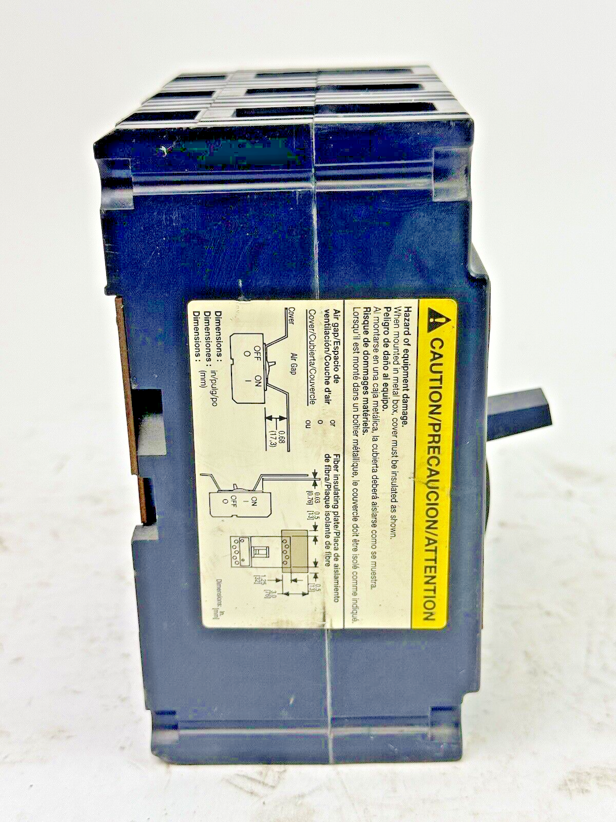 SQUARE D - FHL360401212 - MAG-GARD CIRCUIT BREAKER W/ AUX - 40A/3 POLE/600VAC
