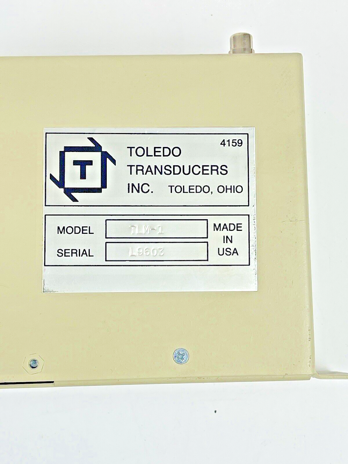 TOLEDO TRANSDUCERS - TLM-1 - TLM I/O LOAD MODULE - .1A@120VAC, .05A@240VAC