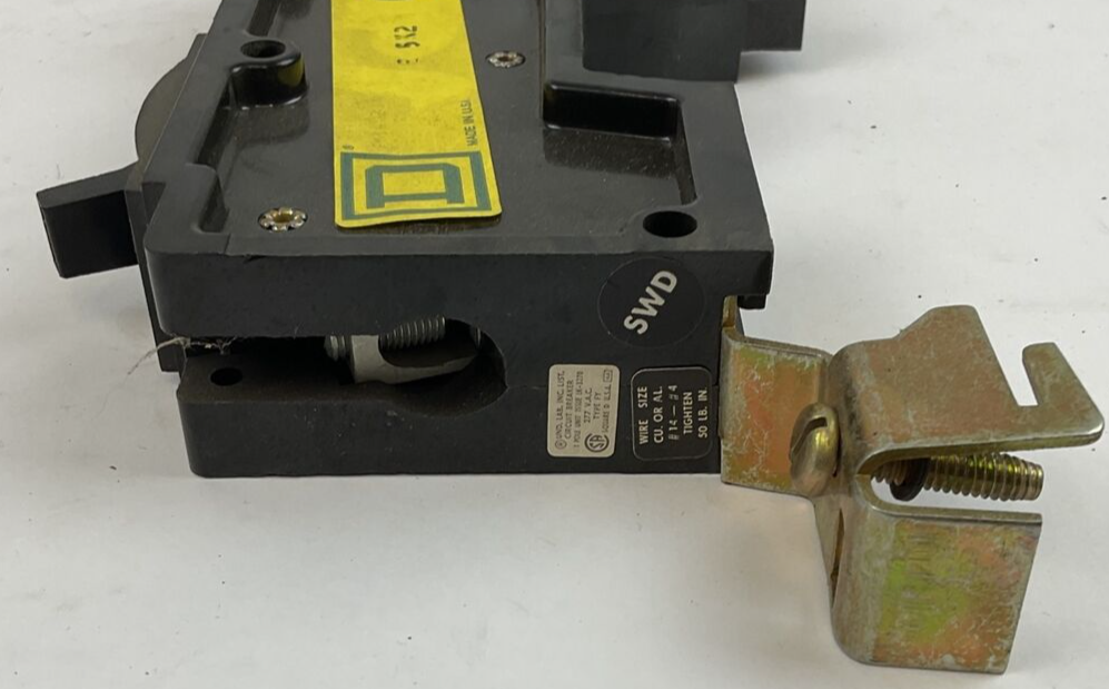 SQUARE D FY14020A CIRCUIT BREAKER 20A 277VAC 1-POLE ***LOTOF2***