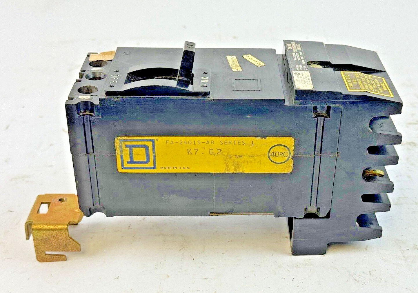 SQUARE D - FA24015AB - I-LINE MOLDED CIRCUIT BREAKER - 15 AMP/2 POLE/480 VAC