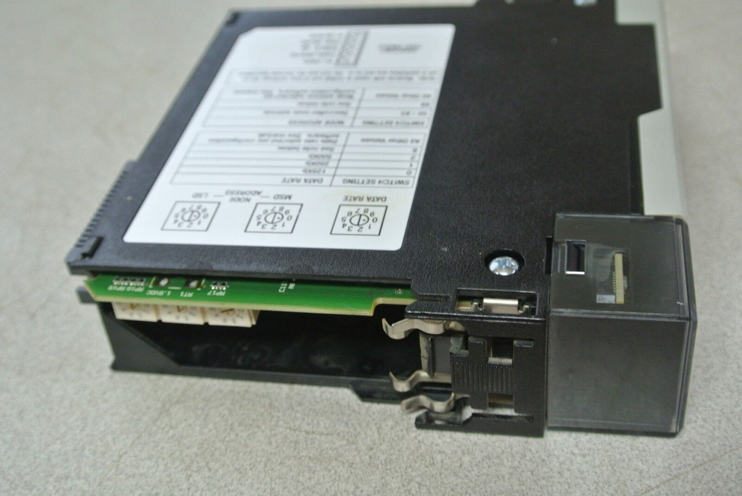 ALLEN-BRADLEY 1756-DNB DEVICENET BRIDGE / SCANNER MODULE - SERIES E