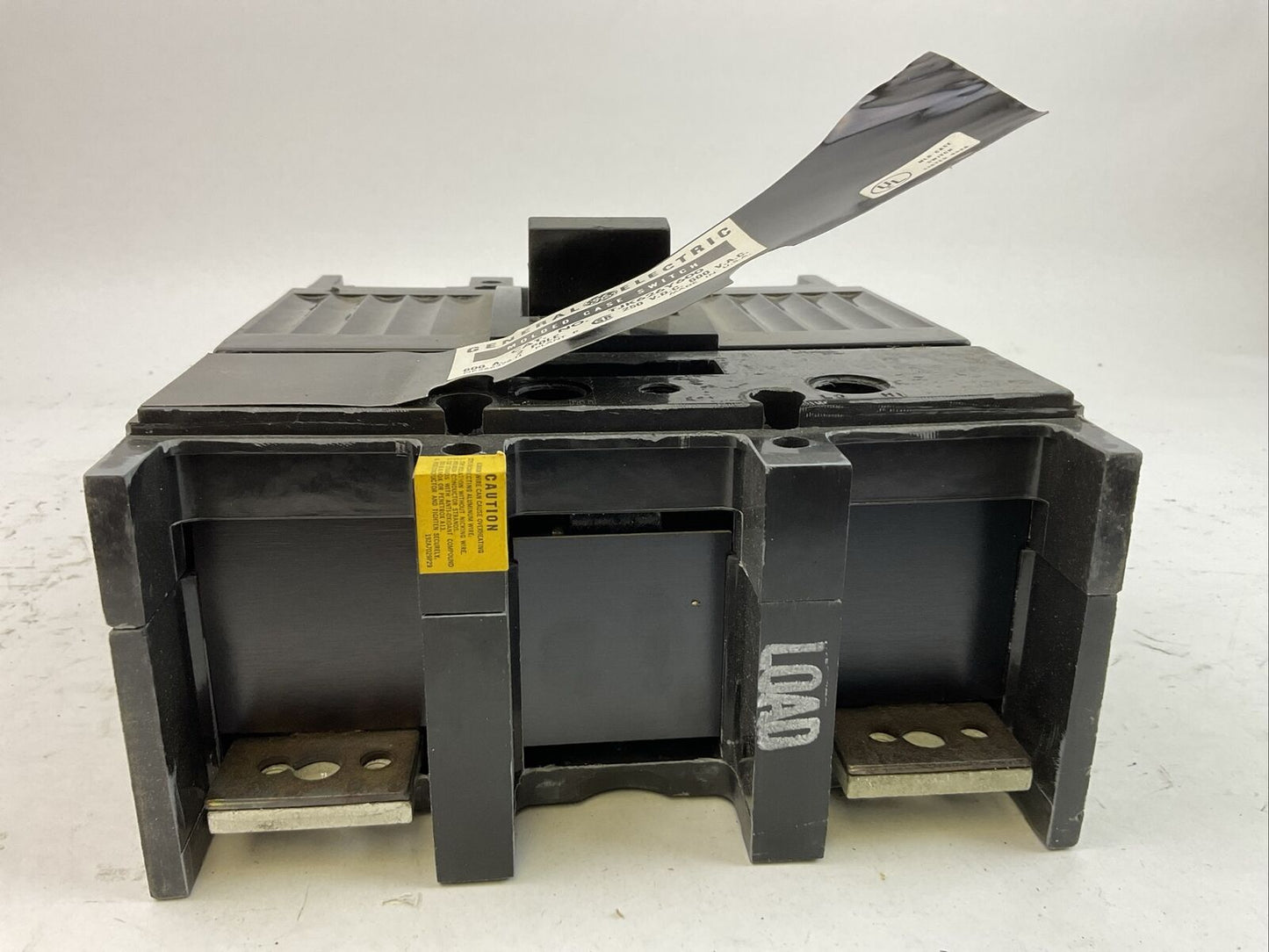 GE TJK626Y600 MOLDED CASE SWITCH 600A 2POLE 250VDC 600VAC NO TRIP UNIT