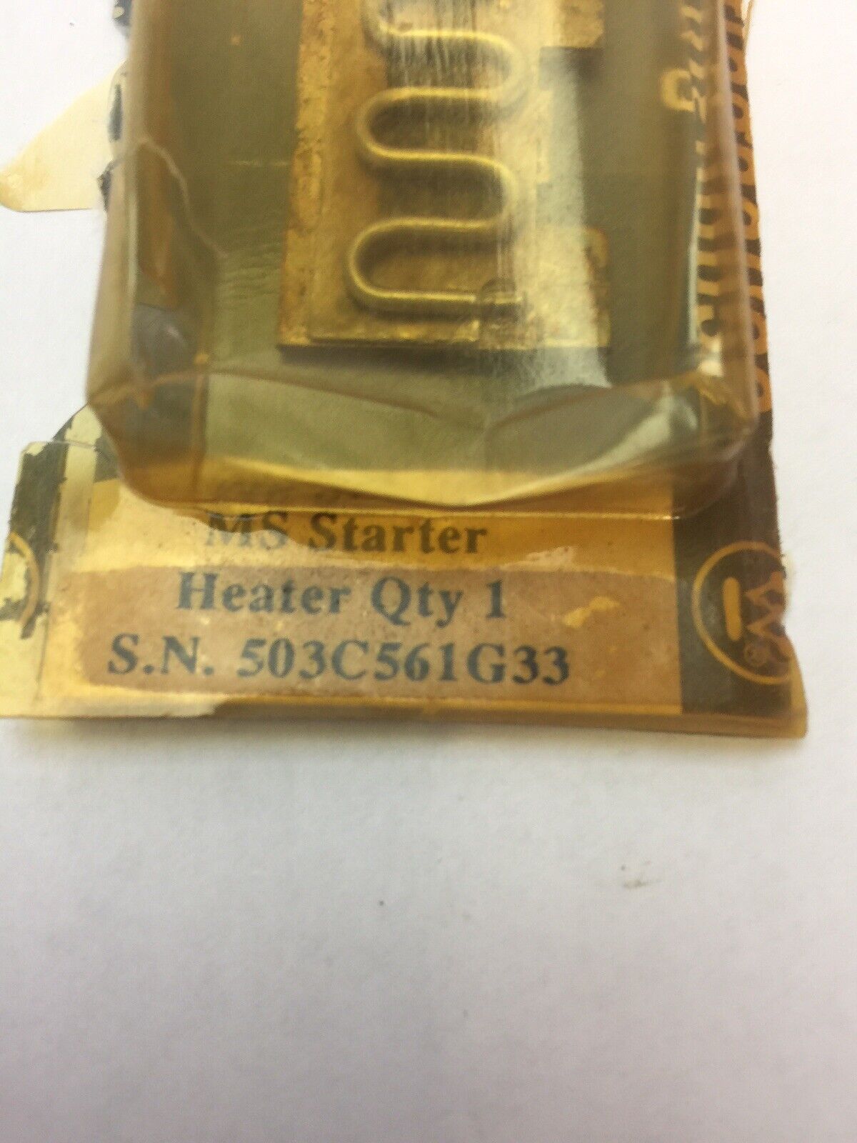 WESTINGHOUSE MSH 10.6A MS STARTER HEATER