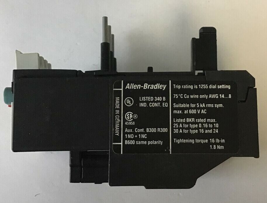ALLEN BRADLEY 193-TAB10 OVERLOAD RELAY SER.B 690V ****LOT OF 3*****