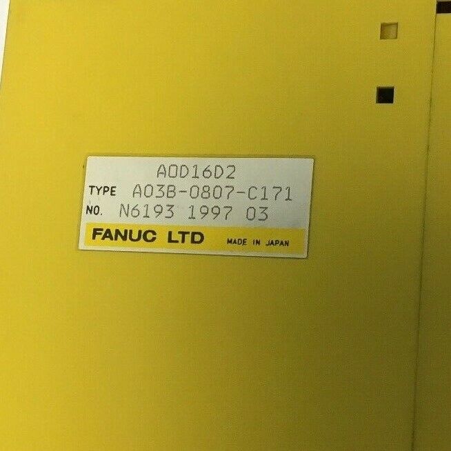 FANUC A03B-0807-C171 MODULE AOD16D2