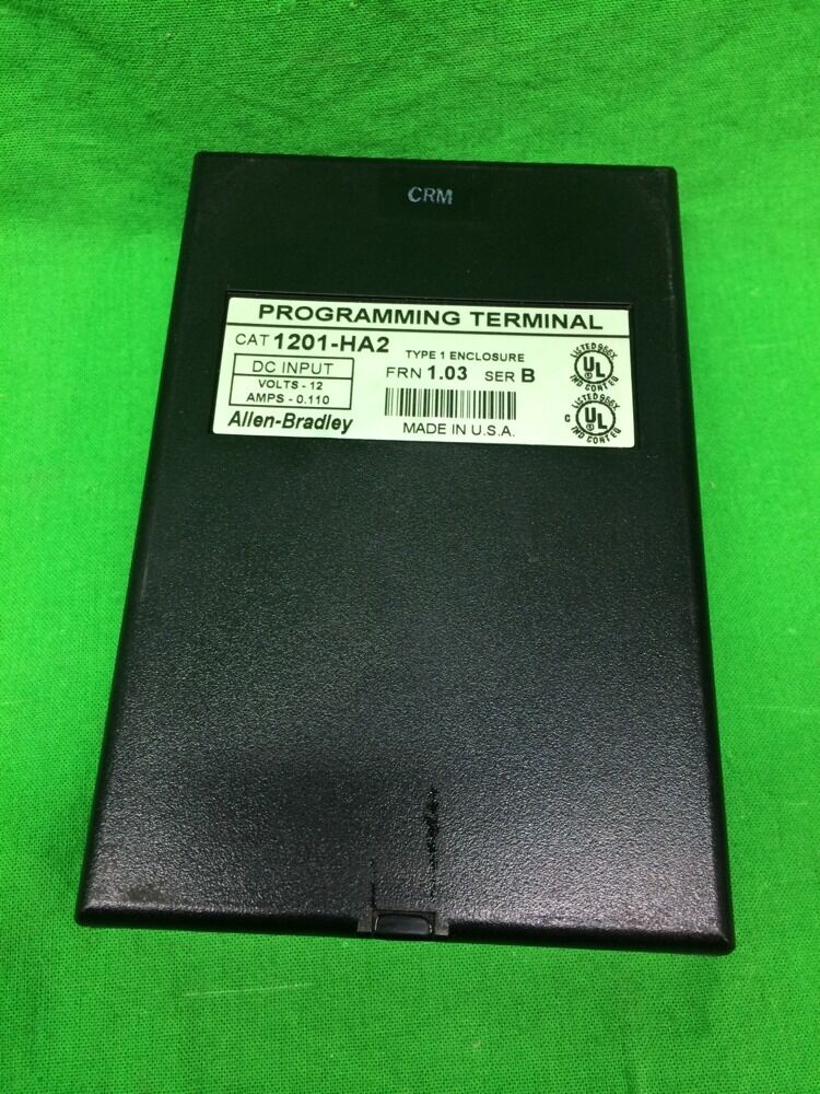 ALLEN-BRADLEY 1201-HA2 PROGRAMMING TERMINAL, SER. B,12V, AMPS 0.110, FRN 1.03