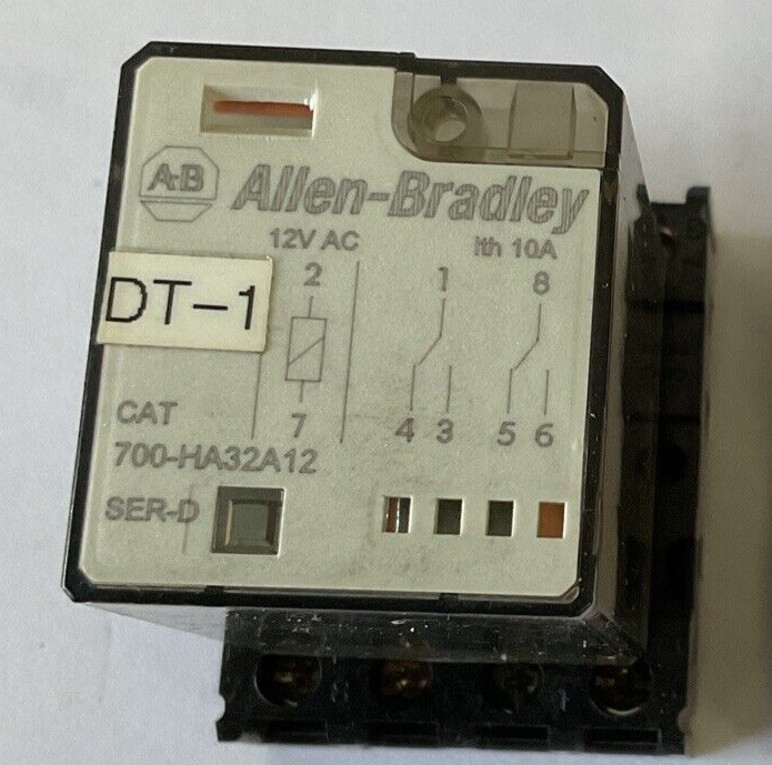 ALLEN BRADLEY 700-HA32A12 RELAY SER.D 12VAC 10A****LOTOF2****