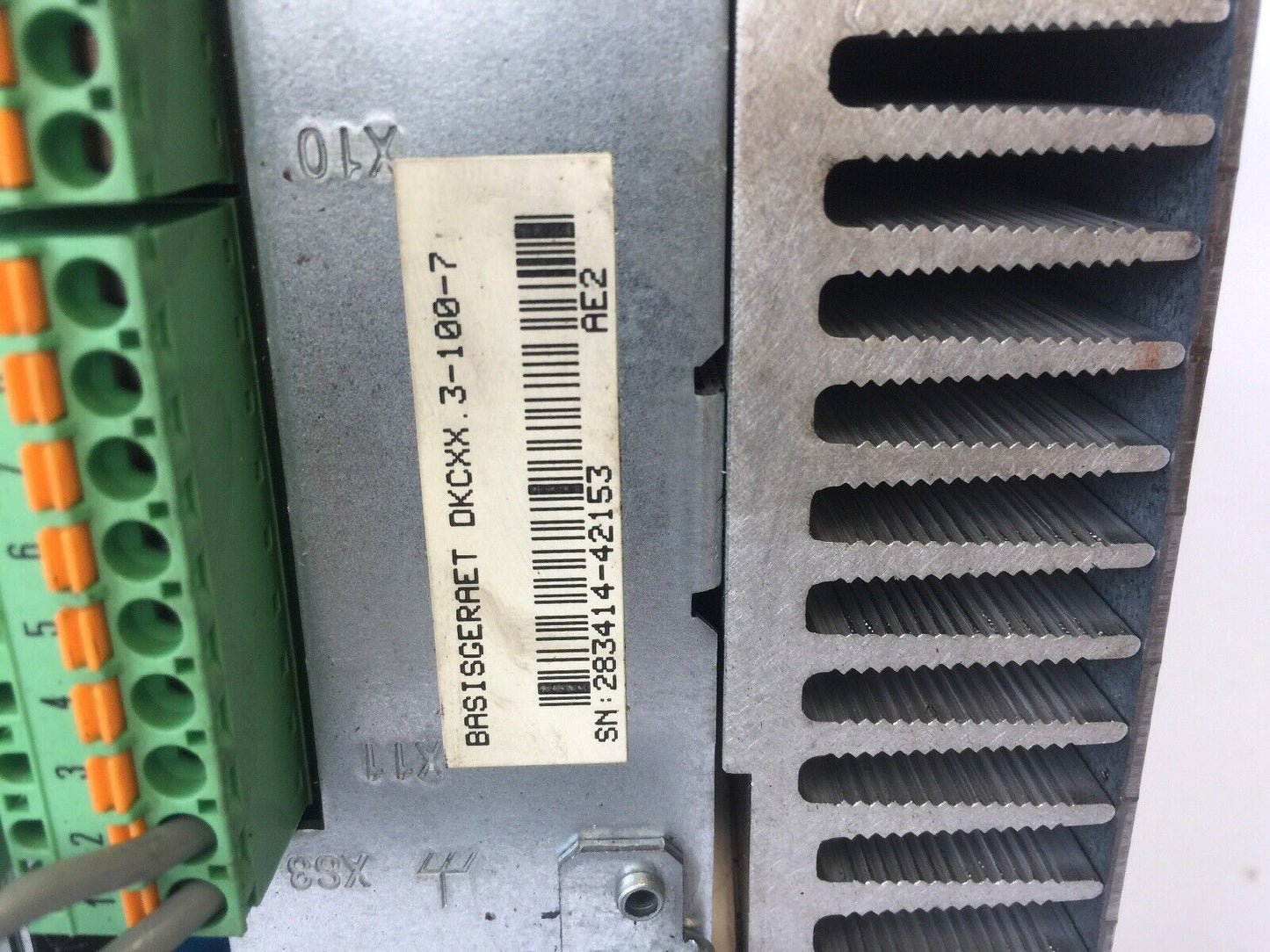 INDRAMAT DKC06.3-100-7-FW ECO DRIVE REXROTH DKCXX.3-100-7 AC SERVO DRIVE