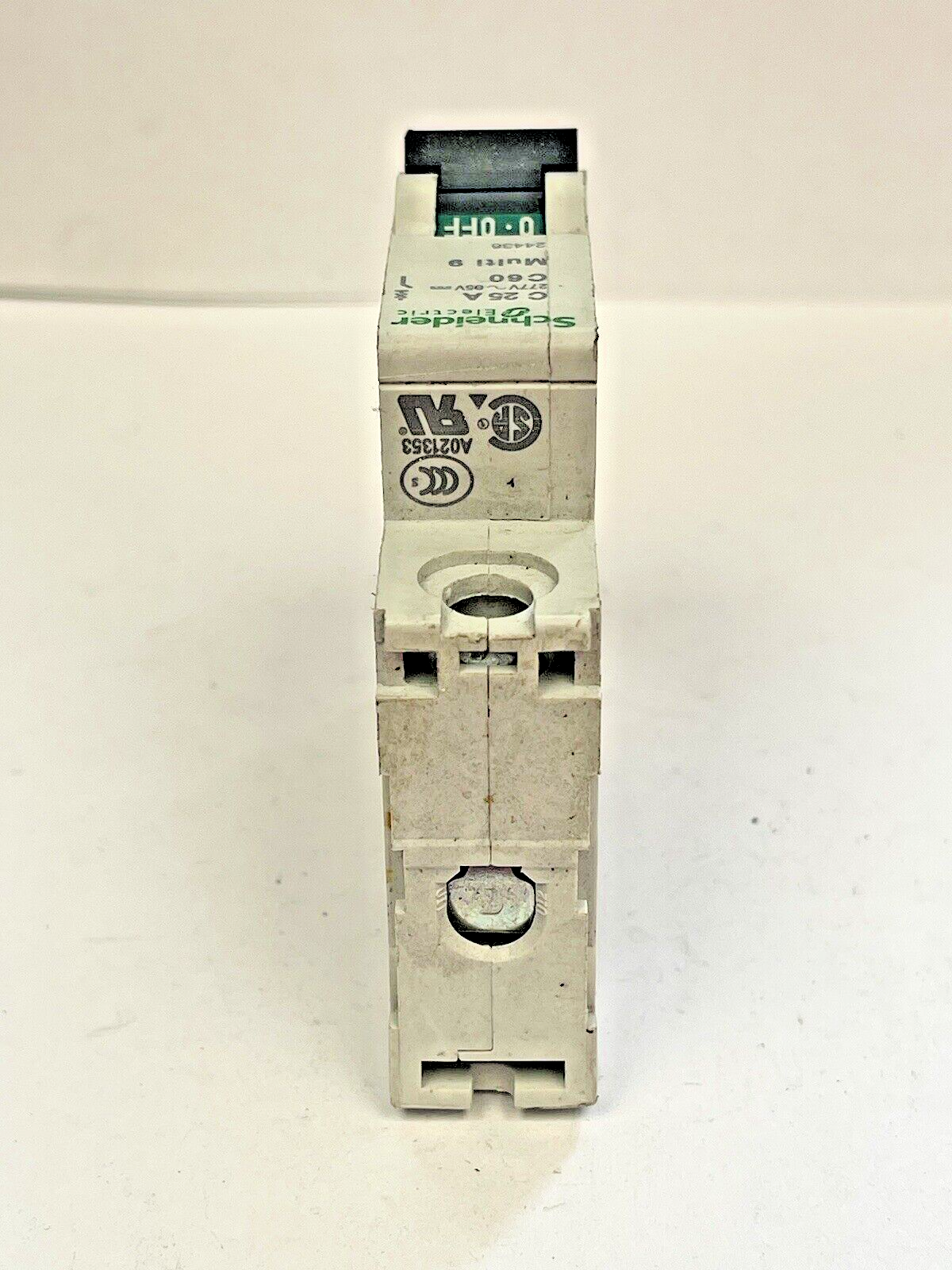 SCHNEIDER - 24436 - C 25 A - 277VAC, 25 A - MULTI 9 - SUPPLEMENTARY BREAKER
