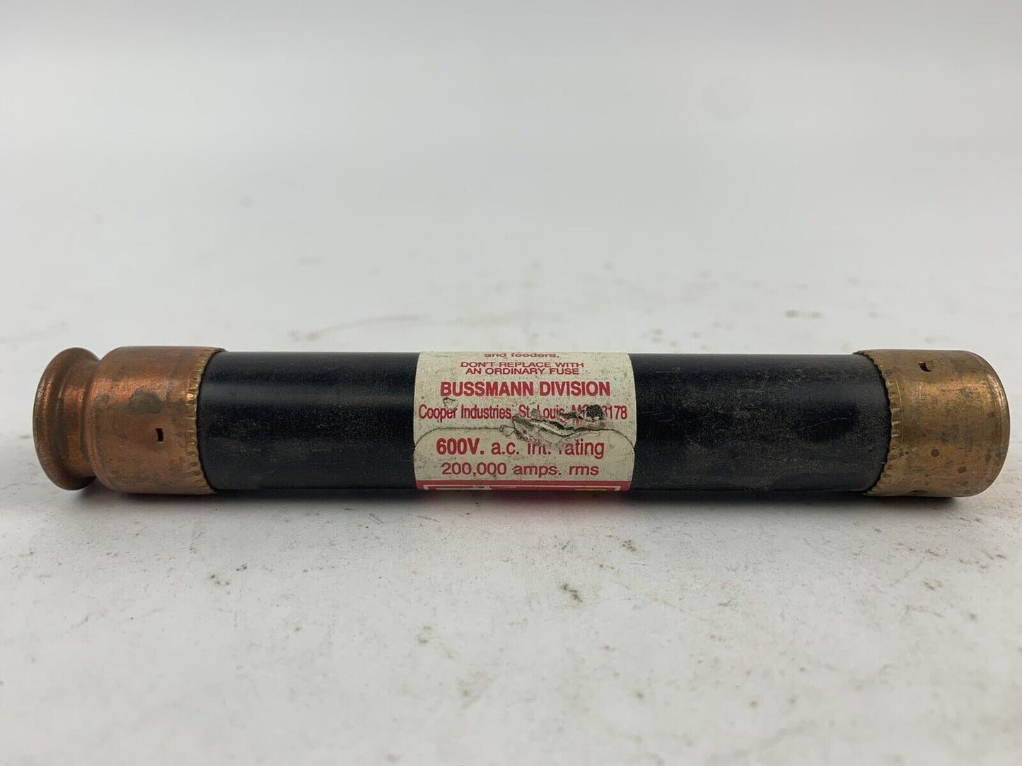 Bussmann Fusetron Dual-Element FRS-R-4 1/2 4 1/2A 600V Fuse "Lot of 10"