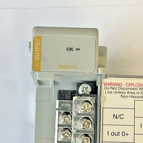 ALLEN BRADLEY 1769-OF4CI 4CHN ISO. CURR. OUTPUT MODULE FW2.2 SER.A