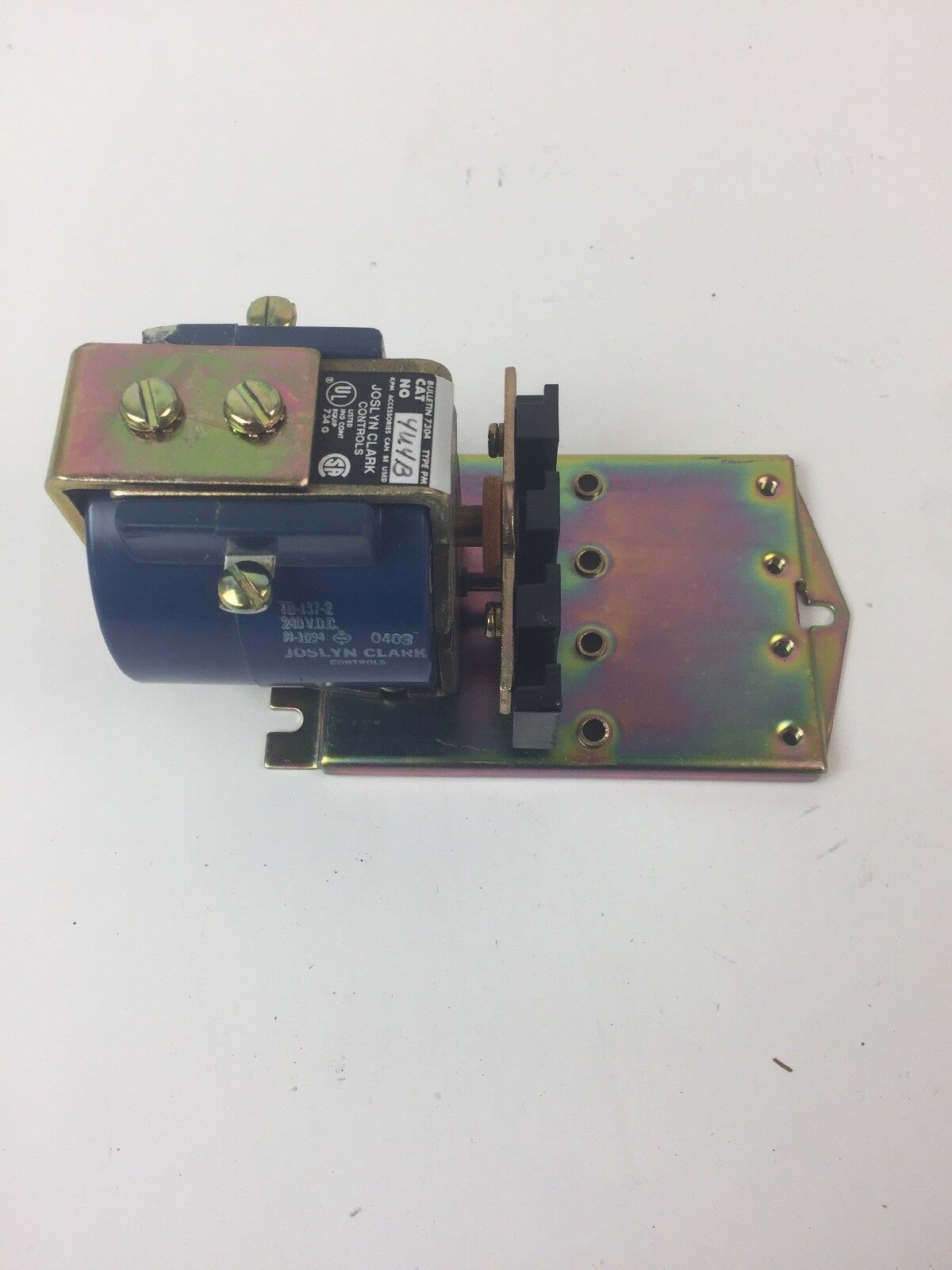 JOSLYN PM D.C. CONTROL RELAY COIL TB-137-2 240VDC