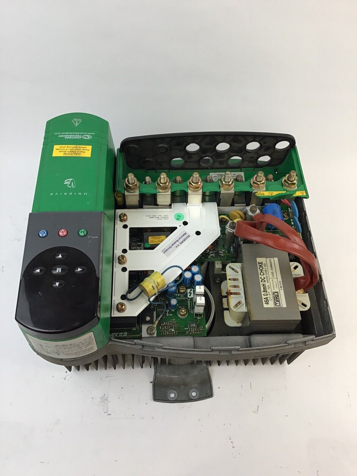 CONTROL TECHNIQUES UNI3203LV SPINDLE DRIVE 25HP 50/60HZ 3PH 240V 60A UNIDRIVE V3