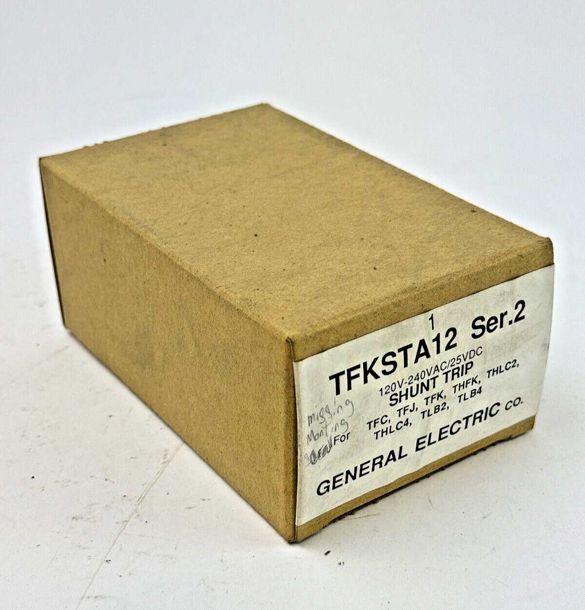GE - TFKSTA12 SER. 2 - SHUNT TRIP - 120VAC-240VAC, 25VDC - NEW