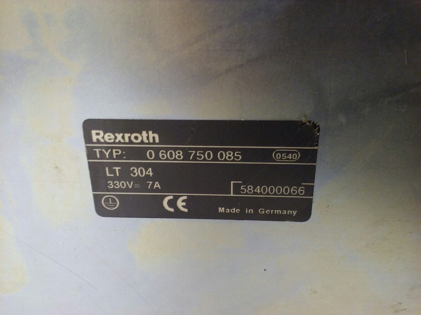 REXROTH 0 608 750 085 POWER SUPPLY MODULE LT304, 330V, 7A, 1 607 501 696 D