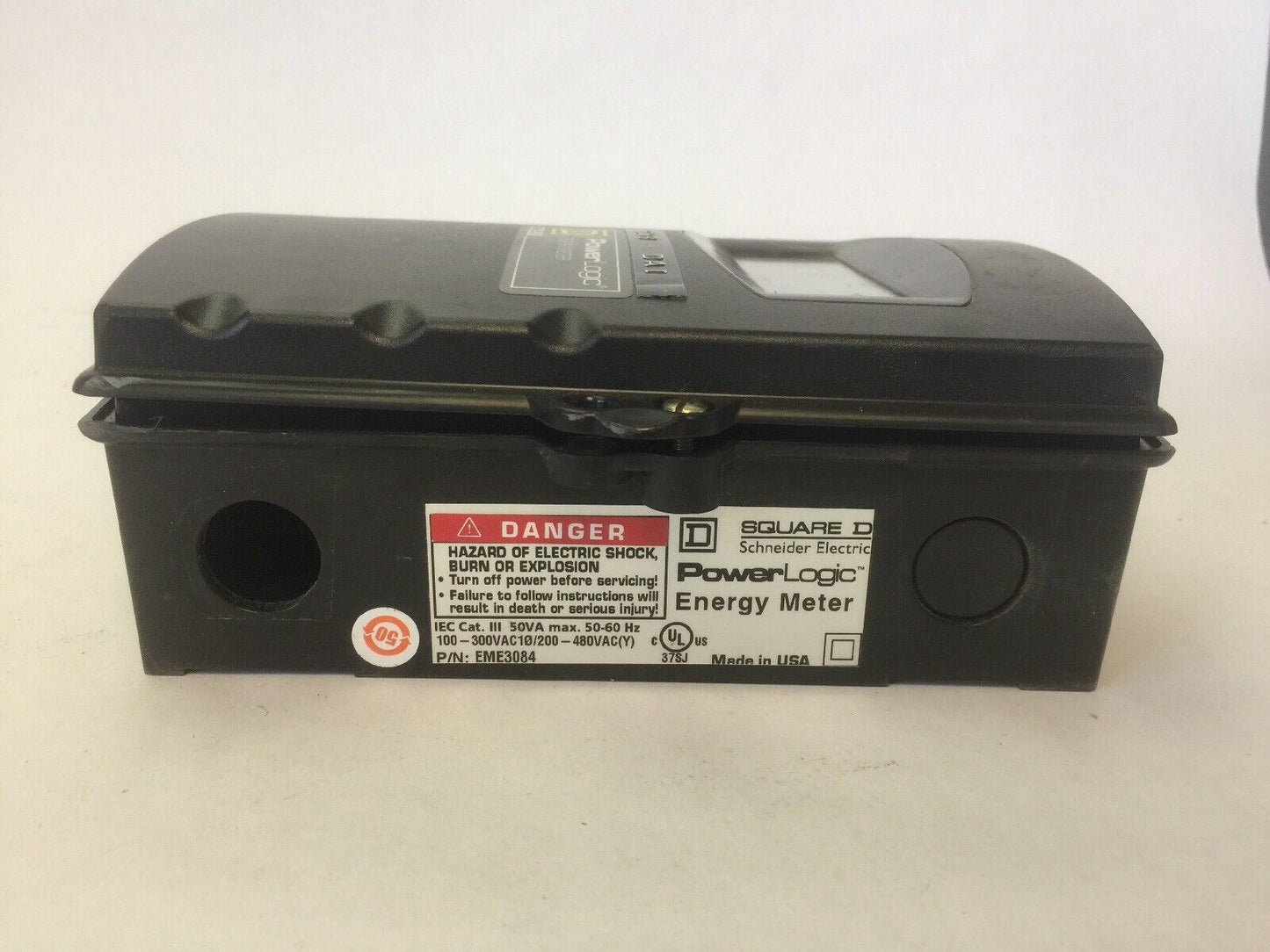 SQUARE D EME3084 POWER LOGIC ENERGY METER 600VAC