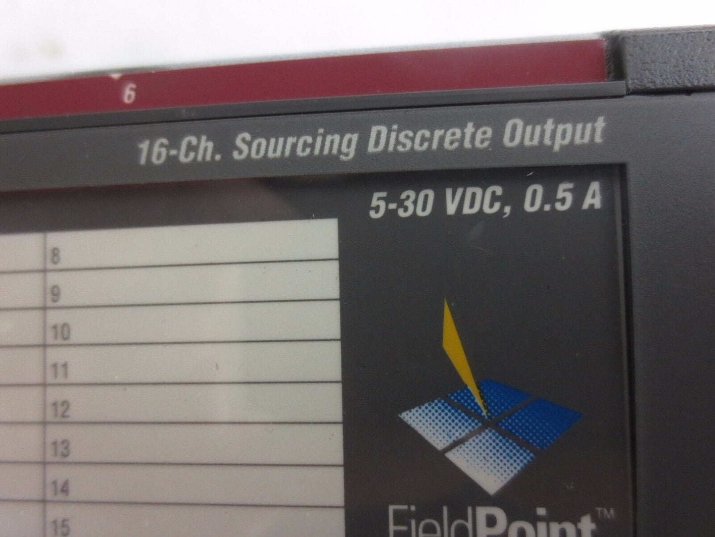 NATIONAL INSTRUMENT FIELD POINT FP-DO-401 16-CH. SOURCING DISCRETE OUTPUT MODULE
