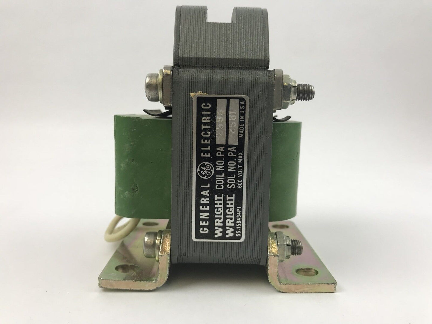 GE CR9500C101BW60D SOLENOID PULL TYPE COIL 230V 60HZ INT STROKE 1-INCH MAX