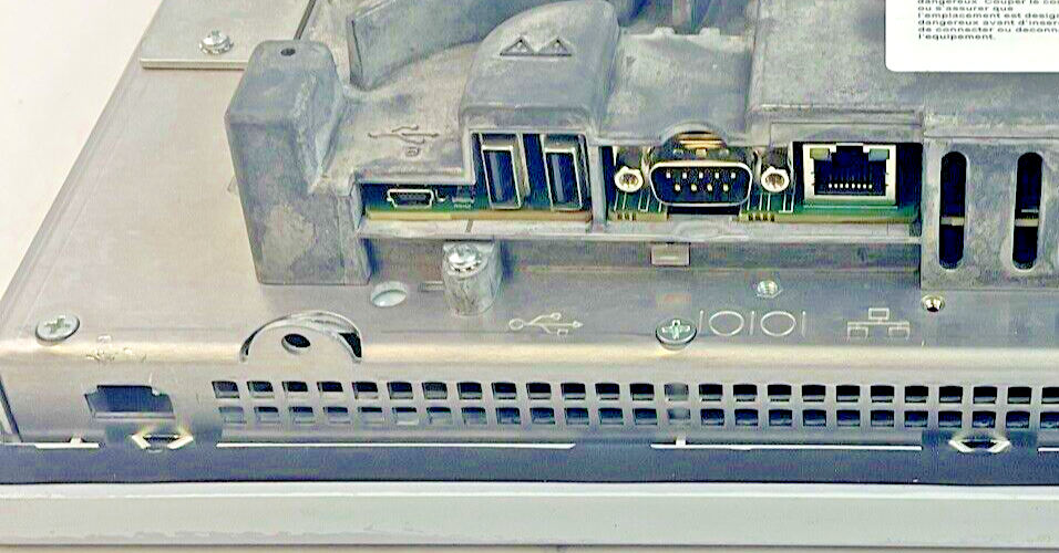 ALLEN BRADLEY 2711P-RDT12C SER.D TOUCH PANEL 2711P-RP8D LOGIC MODULE SER.A