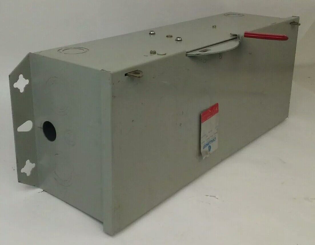 CHALLENGER HD363SNC FUSIBLE SAFETY SWITCH, 100A, 600V, 3PH, 75HP, TYPE 1 INDOOR
