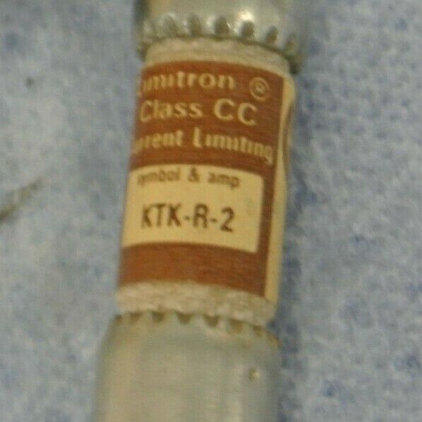LOT of 9 / BUSSMANN KTK-R-1 (4 pcs) & KTK-R-2 (5 pcs) CLASS CC FUSES / 600V
