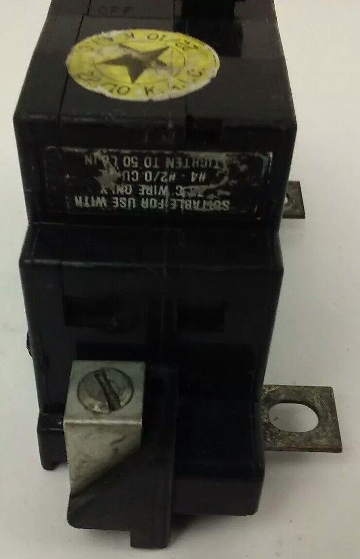 SQUARE D QOM100VH CIRCUIT BREAKER 2P 100A 120/240VAC