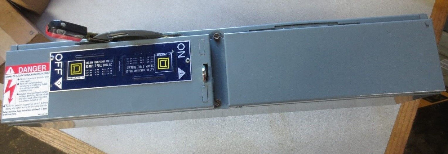 SQUARE D QMB261HW QMB BRANCH SWITCH - 30A, 600V, 2-POLE - NEW SURPLUS