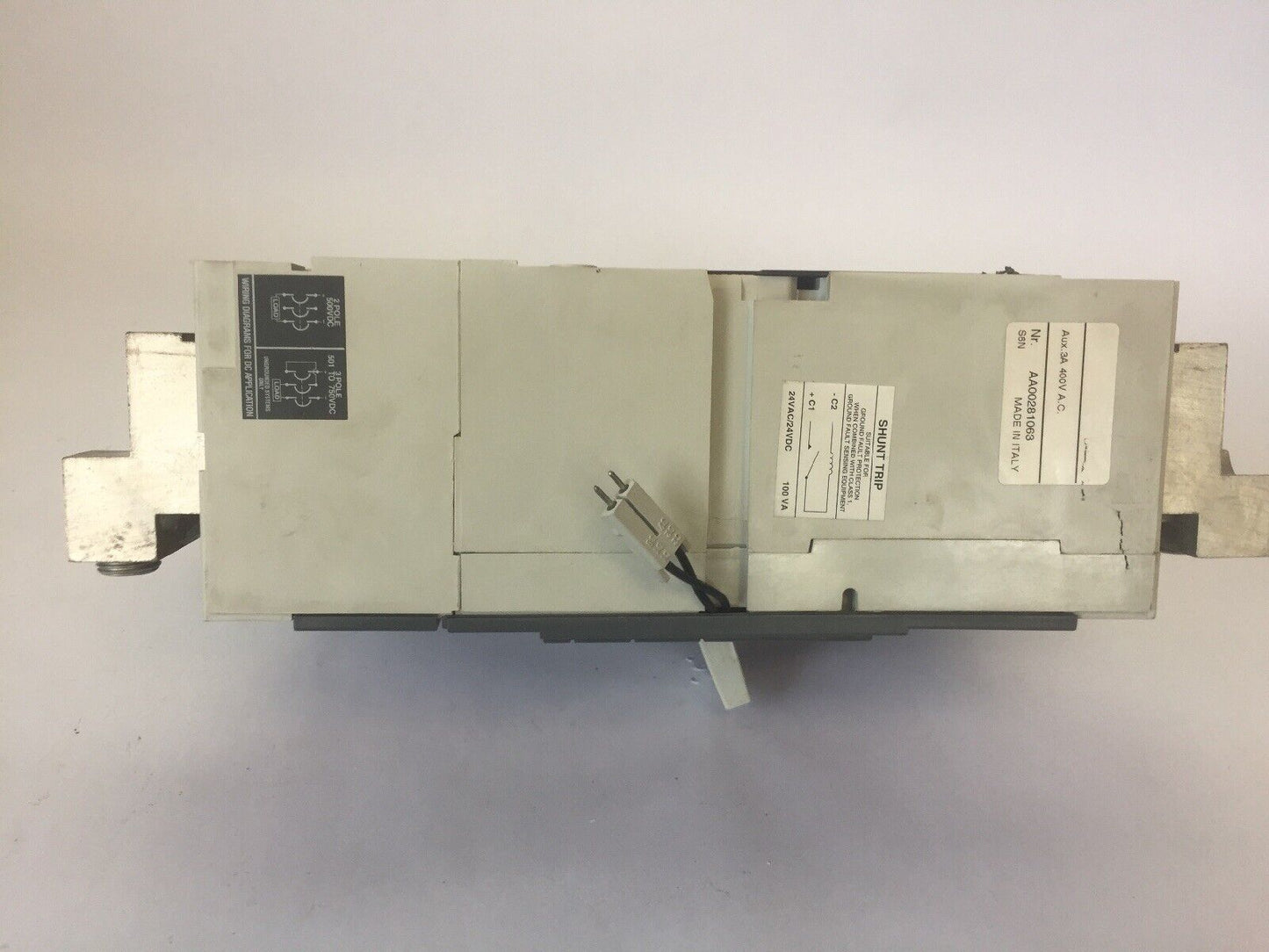 ABB S6N CIRCUIT BREAKER SAC S6 500VDC 600VAC 2 POLE 800A TRIP
